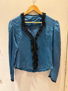Vintage  Ruffle Blouse