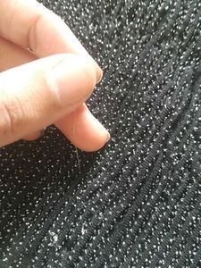 Sparkly Black Crop Top