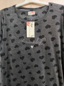 Cute Heart Pajama Set For The Plus Size Curved Bae