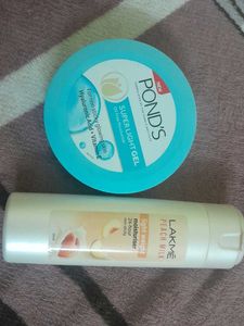ponds & lakme super light moisturiser