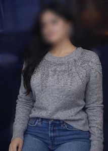 Classic Embellished Pearls Rhinestones Sweater✨