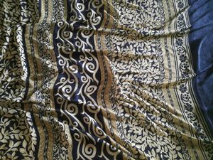 Printed Georgette Saree Full Length