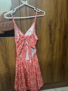 Floral Print Mini Dress