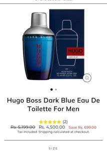 Hugo Boss Dark Blue Is The Fresh Scent