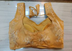 Golden Organza Blouse