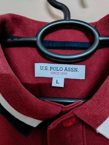 US Polo Assn. Maroon T-shirt