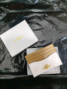 Coach Card Holder "White"