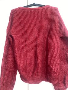 V Neck Long Sleeve Sweater