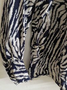 Zebra Print Long Sleeve Top🦓