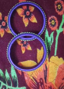 Purple Bangles (Set of 2)