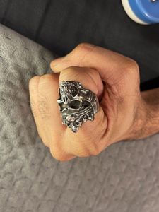 Steel Skull Ring