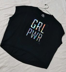 GRL PWR Black T-Shirt