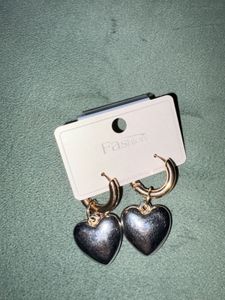Heart Little Hoop Earrings (anti Tarnish)