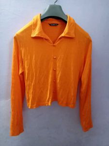 Orange Zudio Long Sleeve Shirt