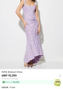 Ruffle Bodycon Dress