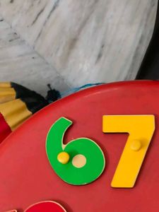 Wooden Practice Board Numbers