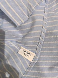 Striped Button-Down Shirt