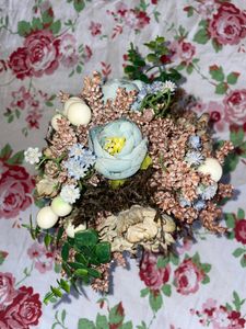 Showpiece Artificial Flower Pot Ceramic