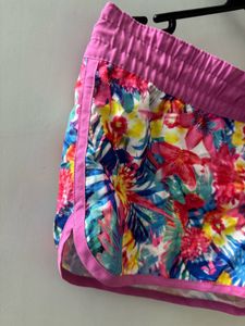 Floral Swim Shorts For Women