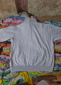 Men's Light Grey Zip Jacket