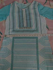 Its a &#34;W&#34; brand Kurta . Brand Size 10,  Measurements Are Given In Images. Will Fit To Size S