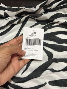 Zebra Print Crop Top