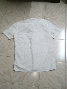 White Patterned Shirt