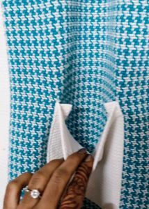 Houndstooth Color Block Top