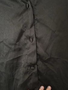 Black Satin Shirt!