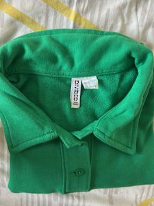 Green Long Sleeve Top