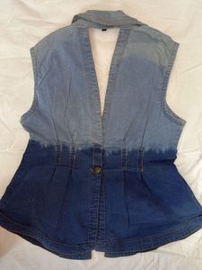 Denim Waistcoat For Women
