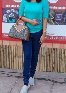 Sea Green Top For Women