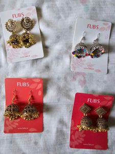 FUBS Jhumka Earring Bundle