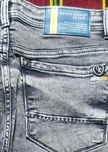 Gray Wash Slim Fit Jeans
