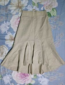 Beige Mermaid Skirt