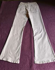White Flare Jeans