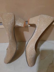 Elegant Gold Heels