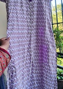 Purple Floral Print kurti