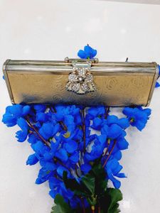 Vintage Gold Clutch