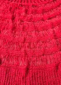 Red Crochet Top