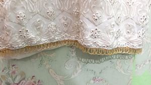 White Stars Set With Golden Work.