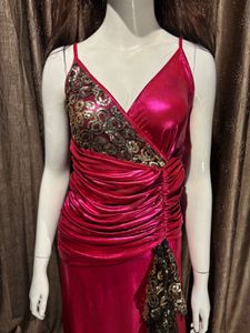 Pink Sequin Party Dress