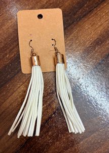 White Cute Earrings