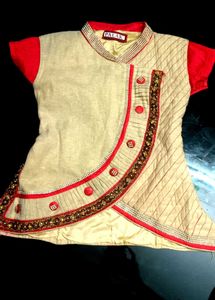 Unique And New Golden Maggam Blouse