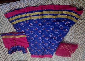 Diwali Sale-Never Worn Girl Ethnic Set