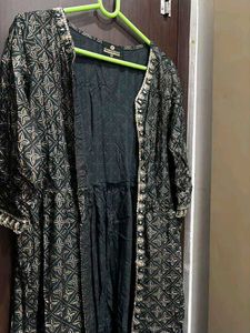Elegant Printed front cut Kurta