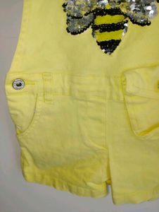 Cute Yellow Bee Dungarees