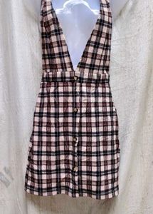 1178. Plaid Mini Dress