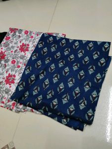 Combo Of 4 Cotton Fabric For Kurti