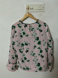 Floral Semi Formal Top